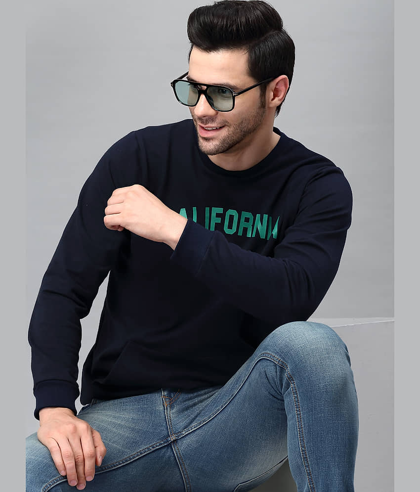 Rigo - Black Fleece Regular Fit Men's Sweatshirt ( Pack of 1 )