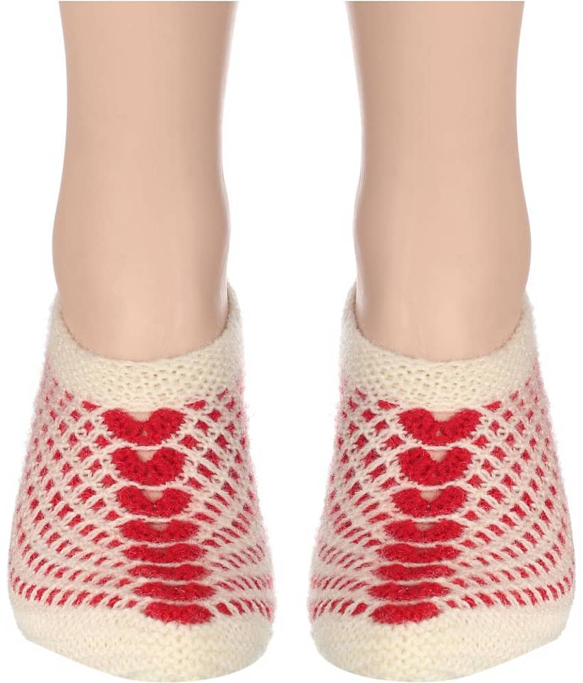 KC Store - Red Woollen Women's Leg Warmer ( Pack of 1 )