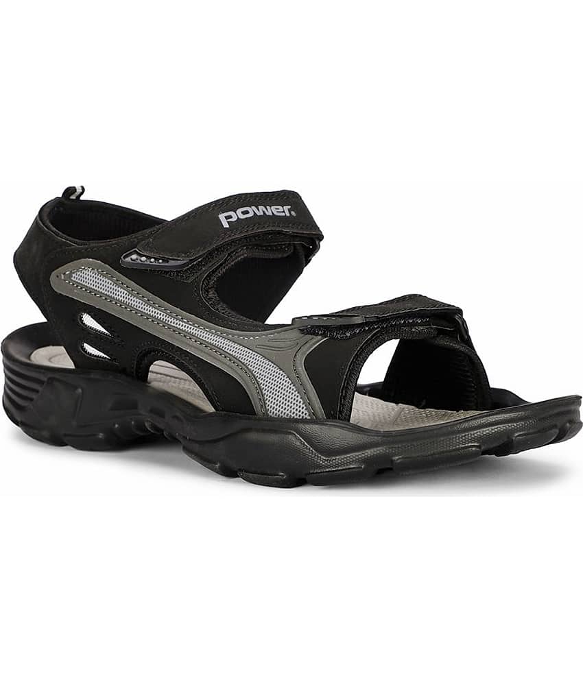 Power - Black Men's Floater Sandals