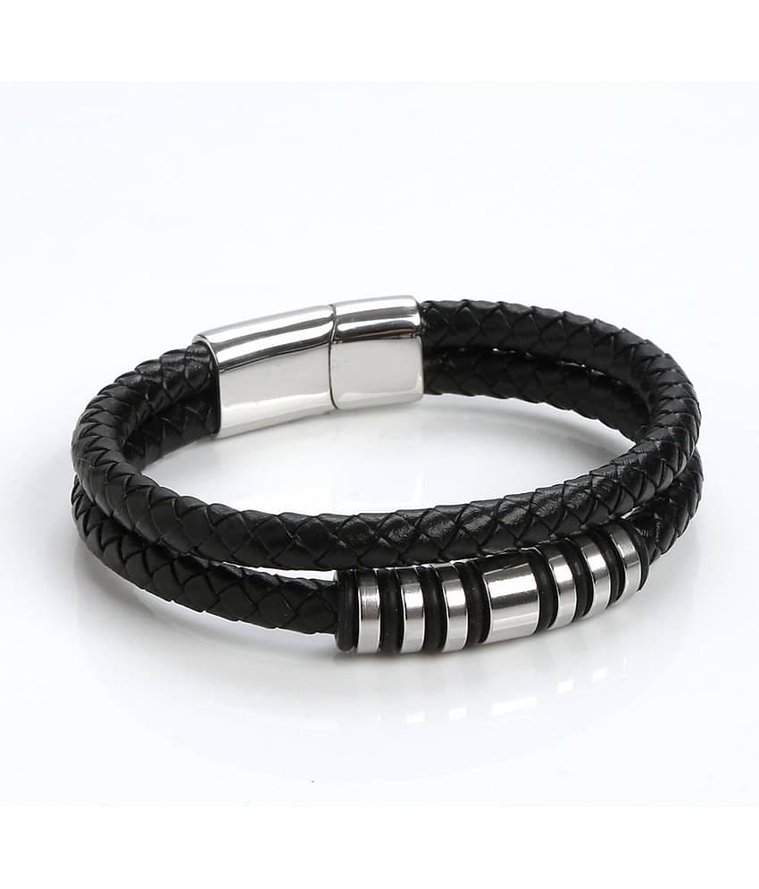 Thrillz Black Bracelet ( Pack of 1 )