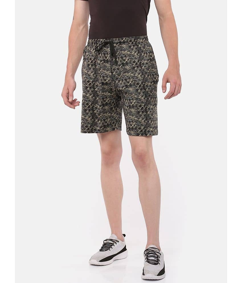 Dollar Athleisure - Multi Cotton Men's Shorts ( Pack of 1 )