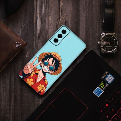 Luffy On Vacation Mobile Skin
