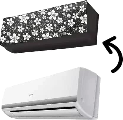 Ac Cover with Waterproof dustproof Cloth and eligant Attractive Print Design Suitable for All Type of Brands(Multicolor, 43.5x13.5x9.5inch)  by Ruhi Import Store
