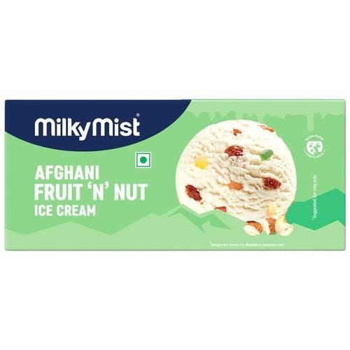 Milky Mist Afghani Fruit 'N' Nut Ice Cream, 750 ml