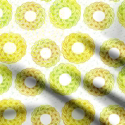 Abstract lemon-Cotton