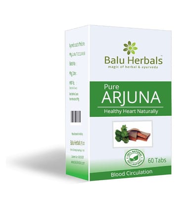 BALU HERBALS AYURVEDA Arjuna 60 Tablets Tablet 500 mg Pack Of 1