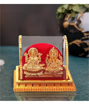 Awesome Craft Laxmi Ganesh Ideal For Car Dashboard ( Pack of 1 )