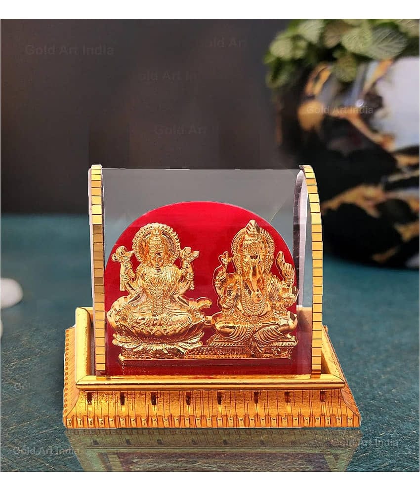 Awesome Craft Laxmi Ganesh Ideal For Car Dashboard ( Pack of 1 )