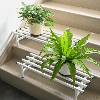 Elevate Plant Stand Set of 2-White