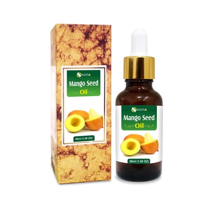 Salvia Mango Seed (Mangifera Indica) |100% Pure & Natural Undiluted Carrier Oil - 50ml Salvia Mango Seed (Mangifera Indica) |100% Pure & Natural Undiluted Carrier Oil - 50ml - 50 ml (Pack of 1)