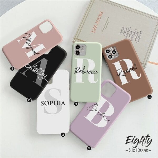 Custom Slim Name Soft Cases-1
