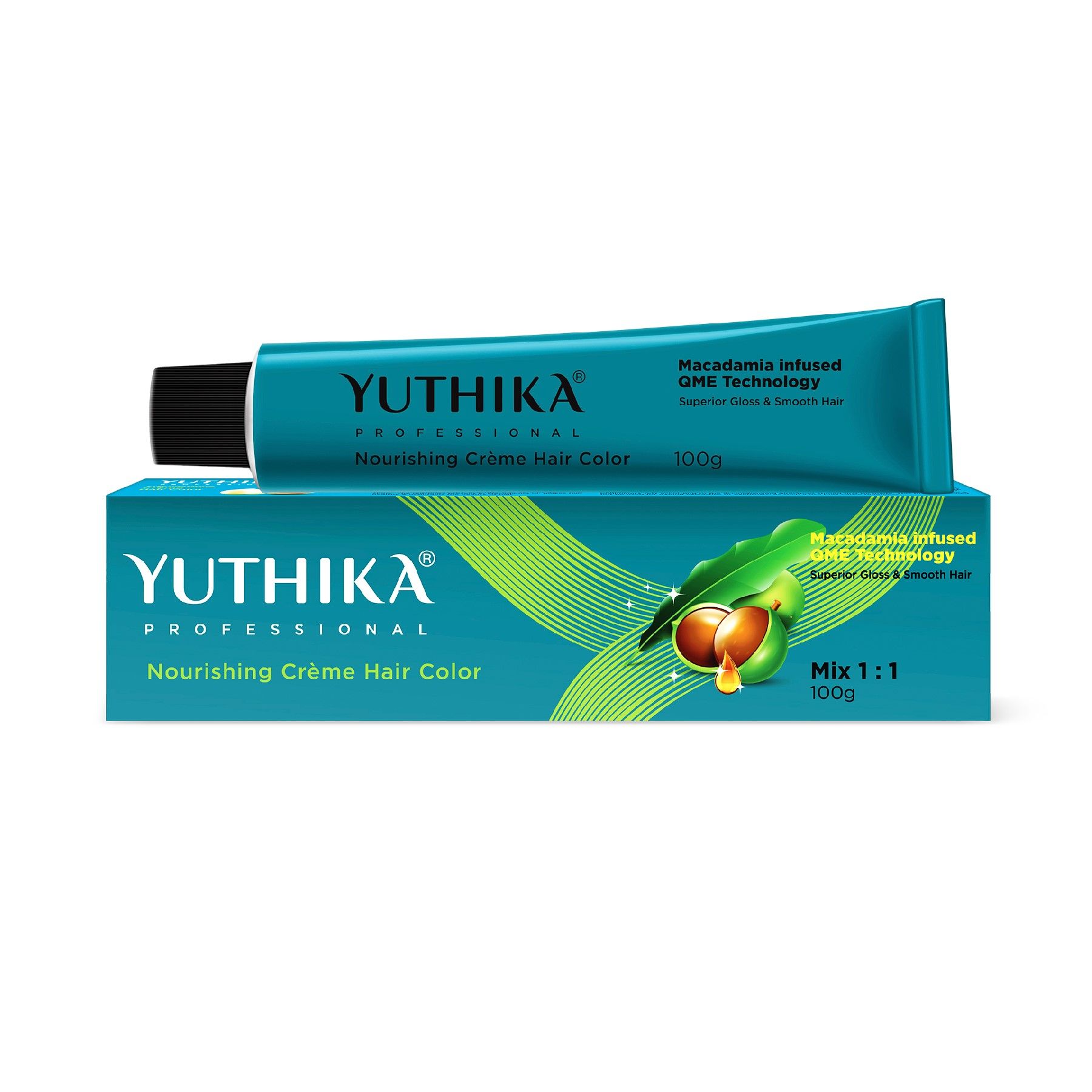 Yuthika Professional Creme Hair Color 8.3 Light Golden Blonde 100gm Permanent Hair Colour, Professional Salon Hair Colour