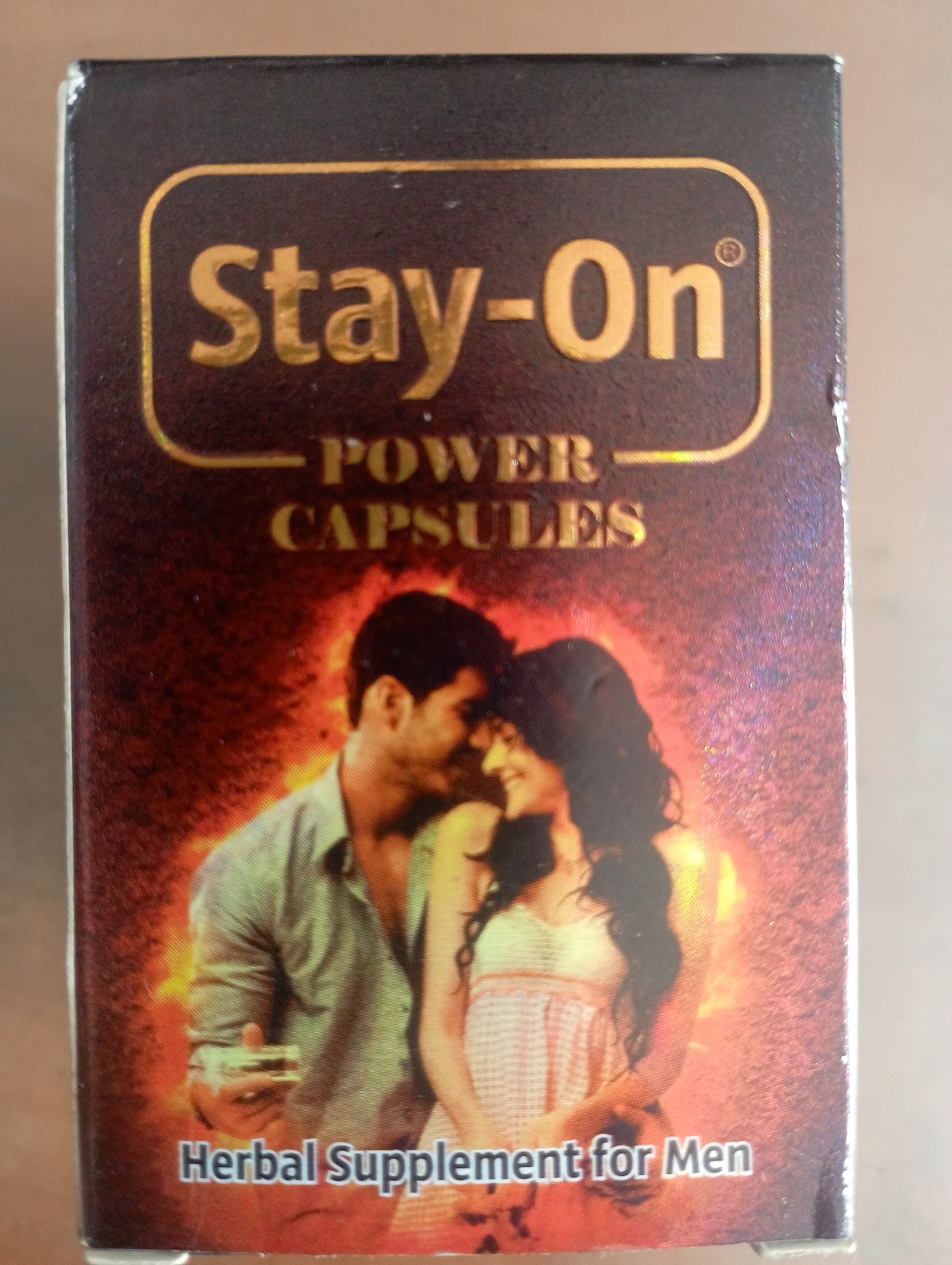 Stay-on power capsules herbal supplement for men 10n
