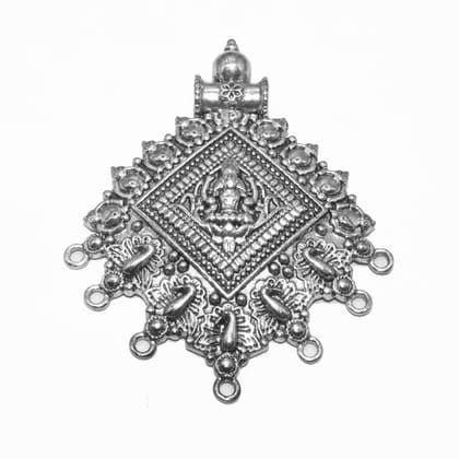 German Silver Metal Oxidized Silver Pendant  ,(SPN-066) , Per Packet of 2 Pcs-Per Packet of 2 Pcs / 77 MM