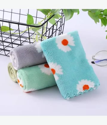 Multicolor Floral Printed Handkerchief for Womens, Girls, Babies, Baby Wipes, Face Wipe. Pack of 12