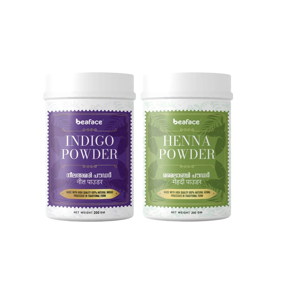 Indigo-Henna-combo-pack-organic-hair-dye-no-chemicals-healthy-hair-200+200gm-pack