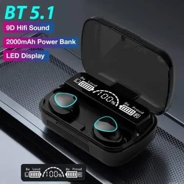 M10 TWS Wireless Earbuds with 3500mAh Charging Power Bank & LED Display 3D Touch Bluetooth Headset M10 TWS Wireless Earbuds with 3500mAh Charging Power Bank & LED Display 3D Touch Bluetooth Headset