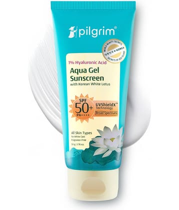PILGRIM SPF 50 Sunscreen Gel For All Skin Type ( Pack of 1 )