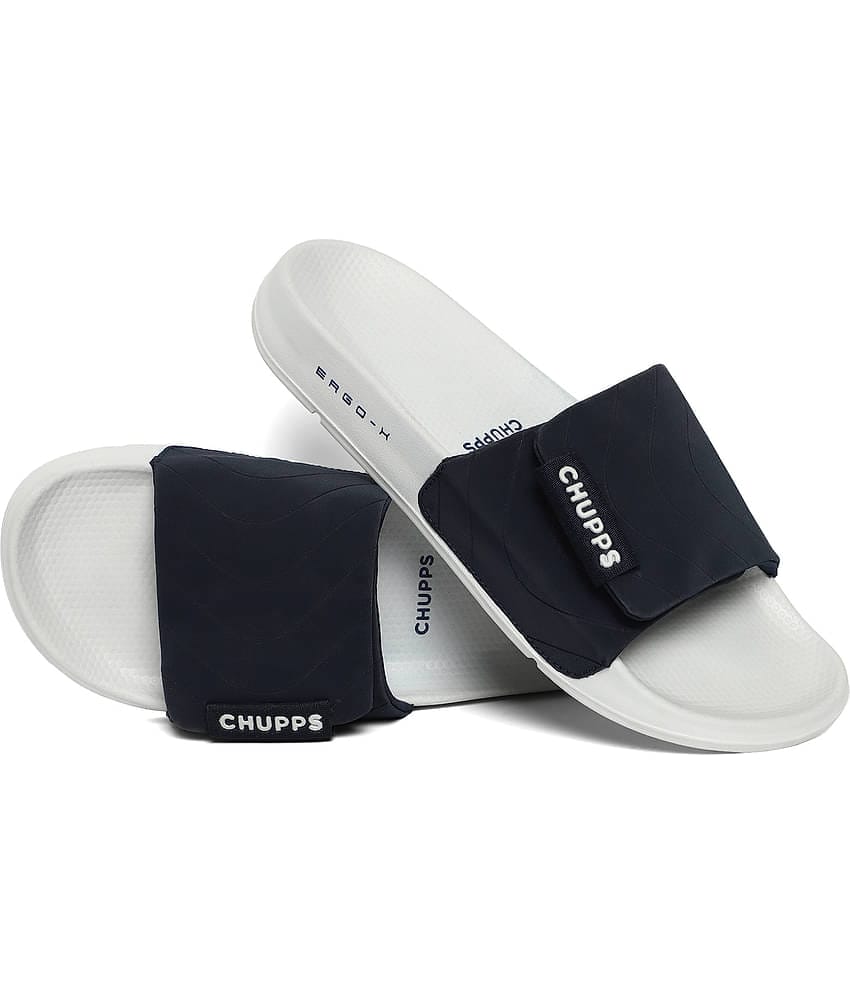 CHUPPS Navy blue Men's Slide Flip Flop