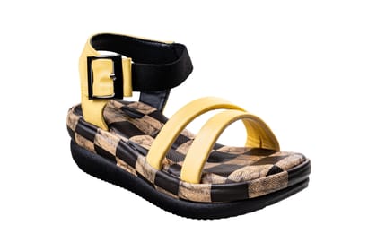 Titas Girls Yellow Sandal-Yellow / 2