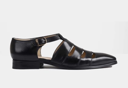 Sandal | Carlos Black (SALE)-UK 10