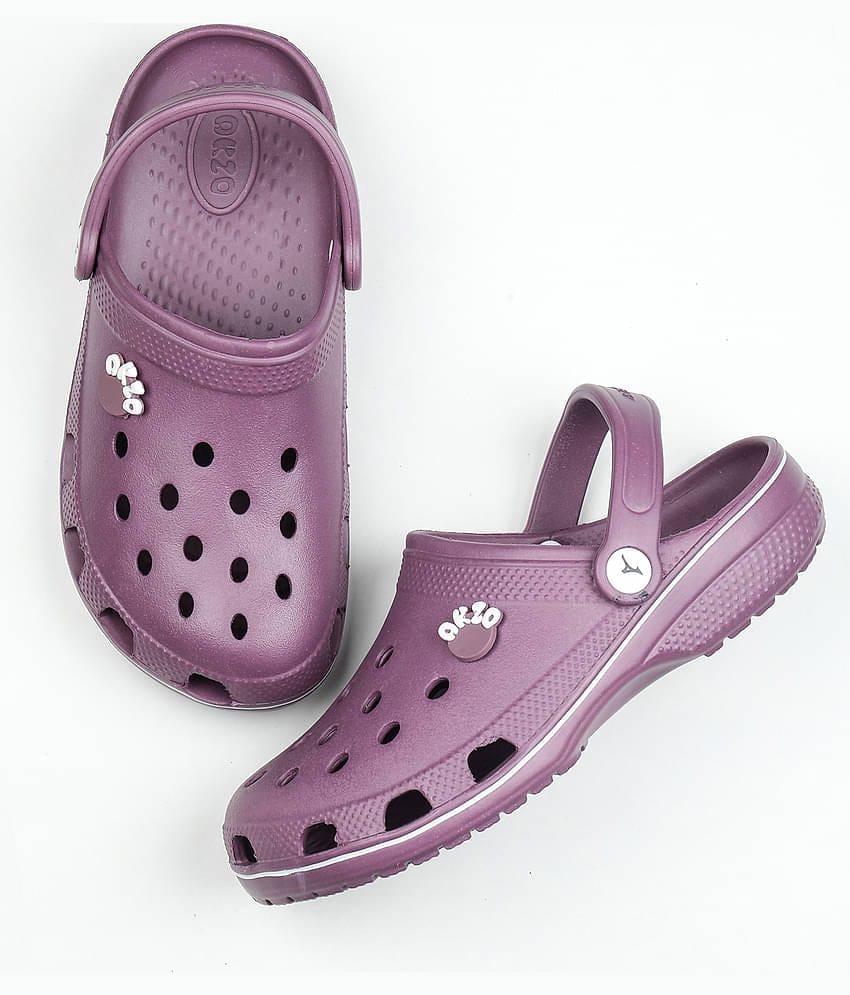 Abros Purple Clogs