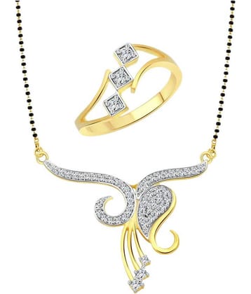 Vighnaharta Golden Ring and Mangalsutra Set