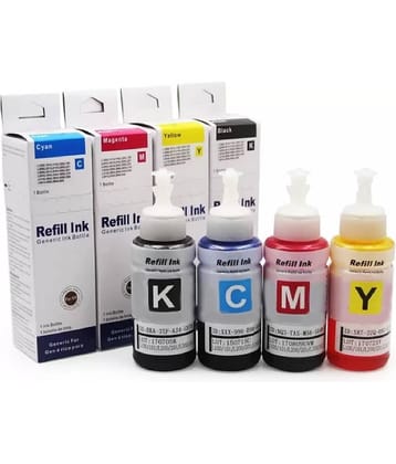 zokio 664 L200 EPS0N Multicolor Pack of 4 Cartridge for EPS0N L130, L360, L361, L565, L210, L220, L310, L365, L385, L455, L555, L605, L1300