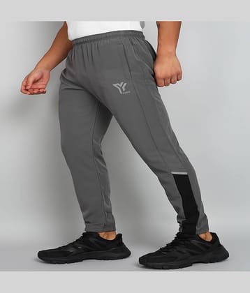 YUNEK Grey Polyester Men's Trackpants ( Pack of 1 )