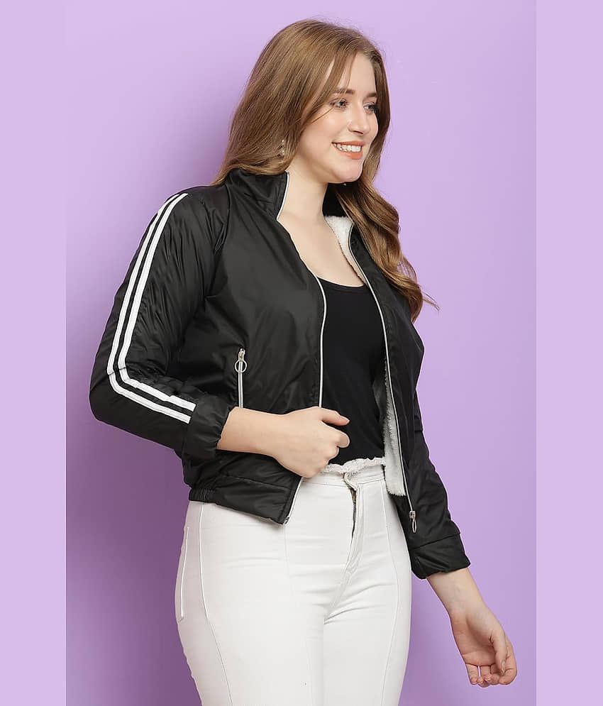 PLUS PARADISE - Polyester Blend Black Jackets