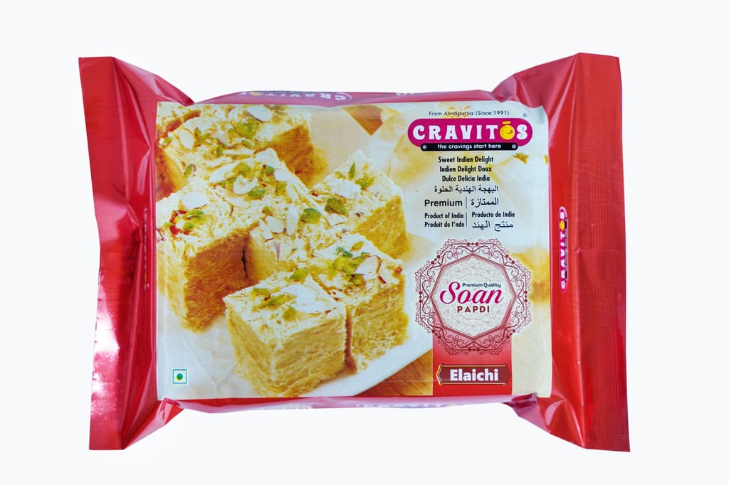 Cravitos Elaichi Flavor Classic Soan Papdi – 200g