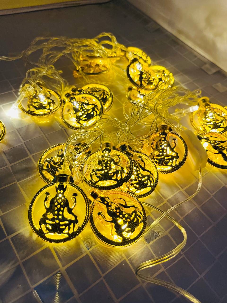 Golden Laxmi Ji LED Light