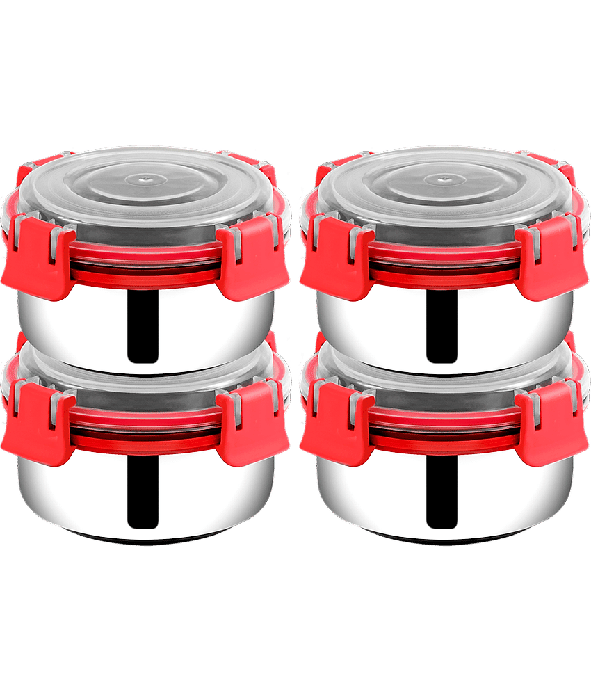 BOWLMAN - Steel Blue Food Container ( Set of 4 - 350mL each )