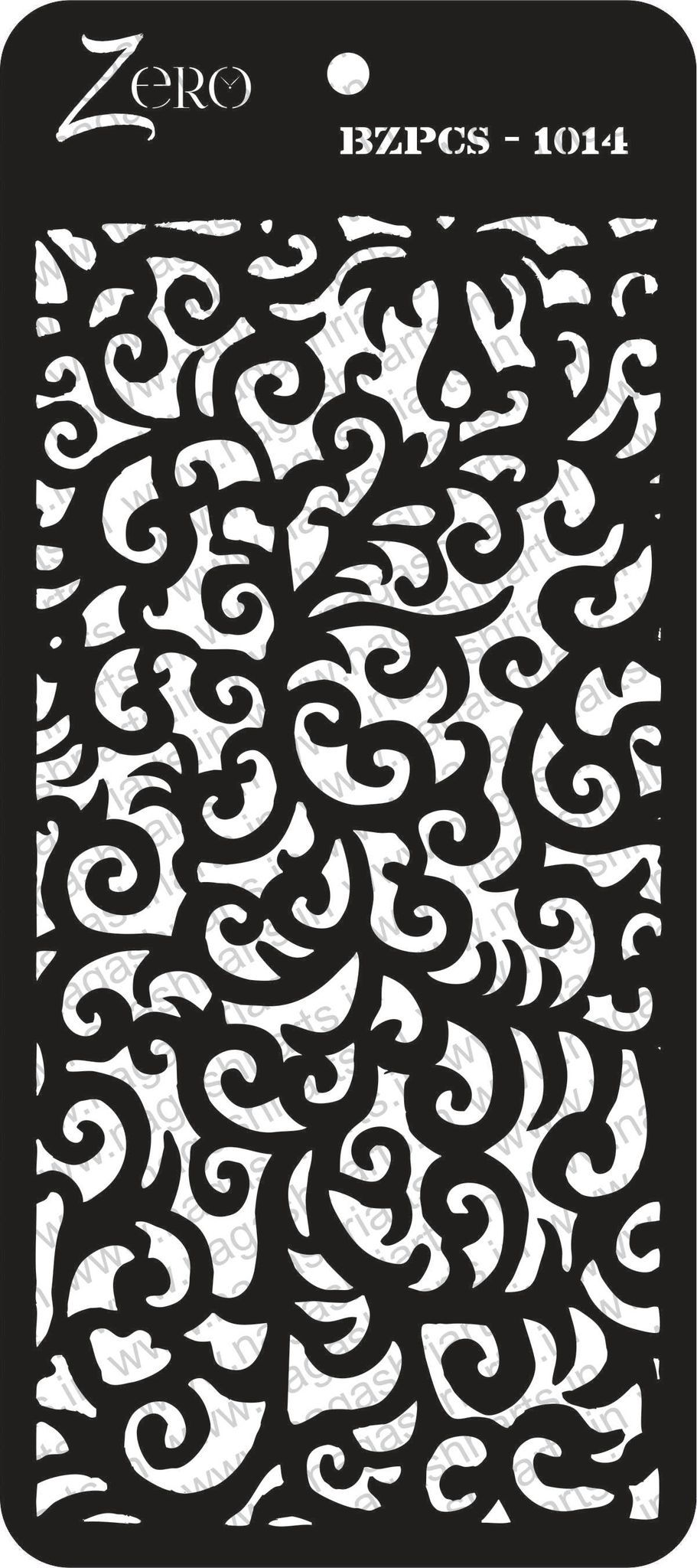 Brand Zero Pratibimb Craft Stencil - Code: BZPCS-1014