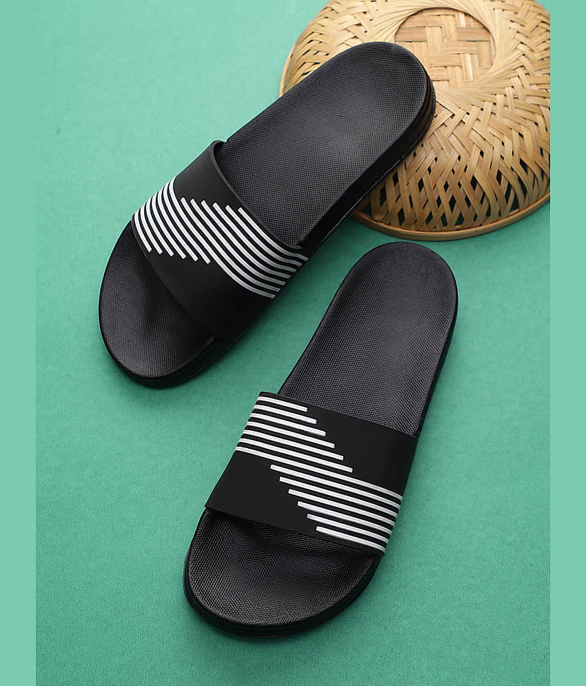 KAPANI Black Men's Slide Flip flop
