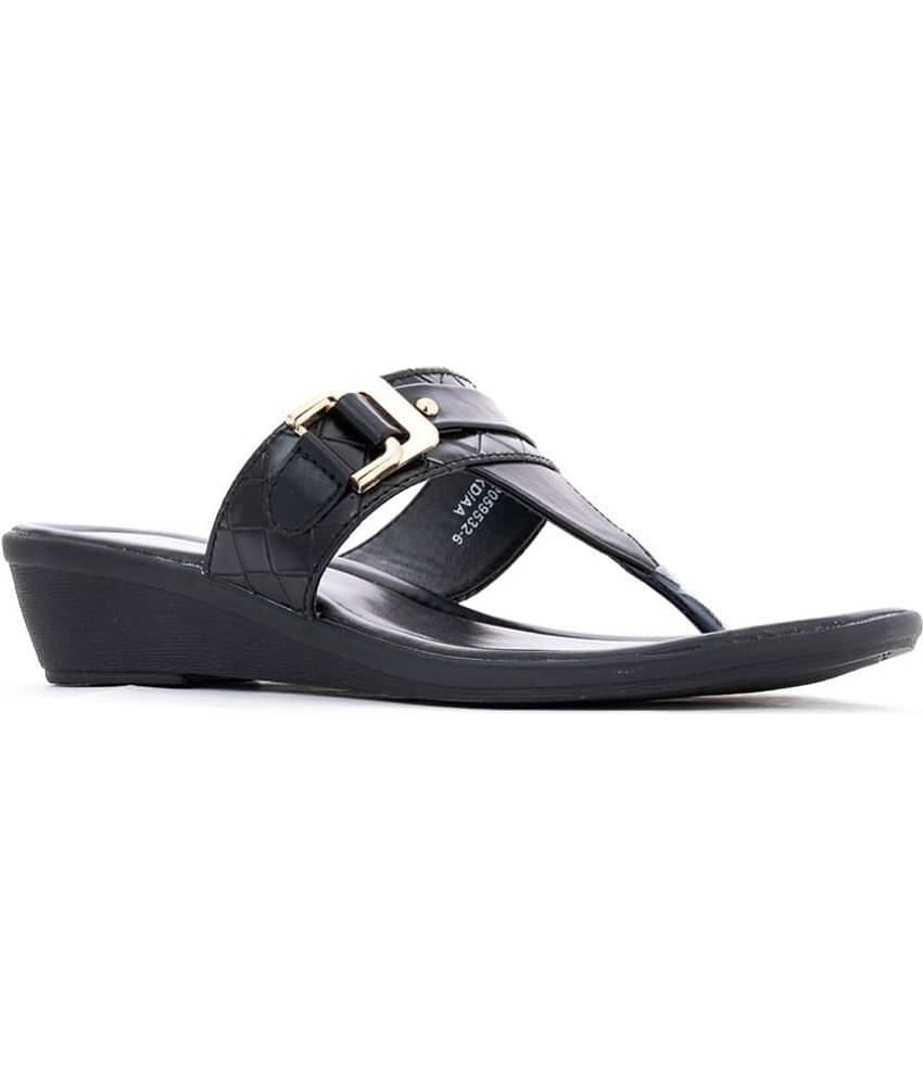 KHADIM - Black Women's Slip On Heels