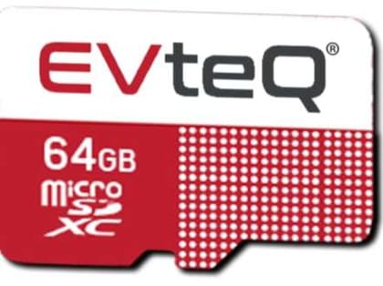 EvteQ microSDXC Memory Card, UHS-3, Up to 140MB/s Read & Write Speed, High-Performance Data Transfer, Low Power Consumption, 4K Video Recording - 64 GB