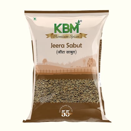 KBM Premium Spices Jeera Whole, 100 gm Pouch