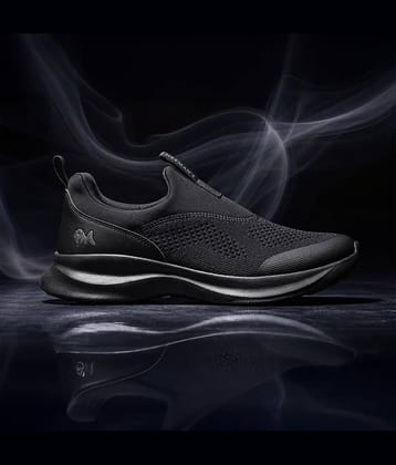 Neemans Mono Curve Men Slip On Shoes Black Men's Slip-on Shoes
