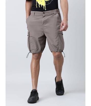 Bene Kleed Men Solid Cargo shorts with adjustable hem