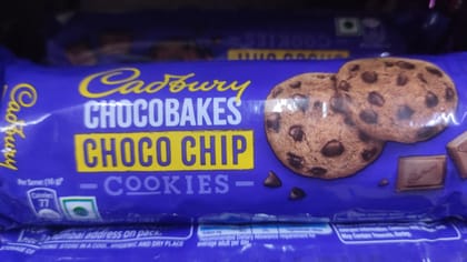 Cadbury chocobakes choco chip cookies