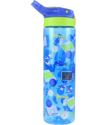 SmilyKiddos - Sipper bottle 750 ml Blue School Water Bottle 450 mL ( Set of 1 )
