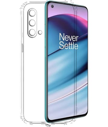 Case Vault Covers - Transparent Silicon Silicon Soft cases Compatible For 1+ OnePlus Nord CE 5G ( Pack of 1 )
