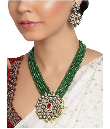 PUJVI - Multicolor Alloy Necklace Set ( Pack of 1 )