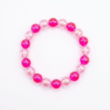 PINK BEADED BRACELET PINK BEADED BRACELET