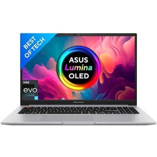ASUS Vivobook S15 OLED 2022, 15.6" 39.62 cm FHD OLED, Intel Core Evo i5-12500H 12th Gen, Thin and Light Laptop (16GB/512GB SSD/Iris Xe Graphics/Windows 11/Office 2021/Grey/1.8 kg), K3502ZA-L501WS