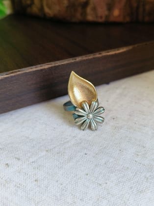 Dual Tone Oxidised Rings | Sarichka