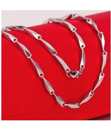KRIMO Silver Plated Chain ( Set of 1 )