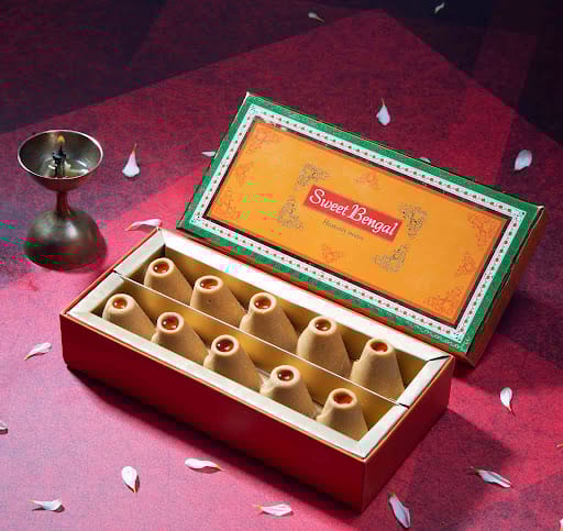 Nolen Gurer Cone (Jolbhora) Box (10 Pieces)