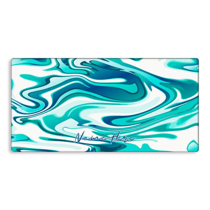 Green Coral Custom Name TechMat